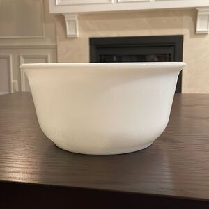 Vintage General Electric Milk Glass Pebble Finish Mixing Bowl Excellent Conditio
